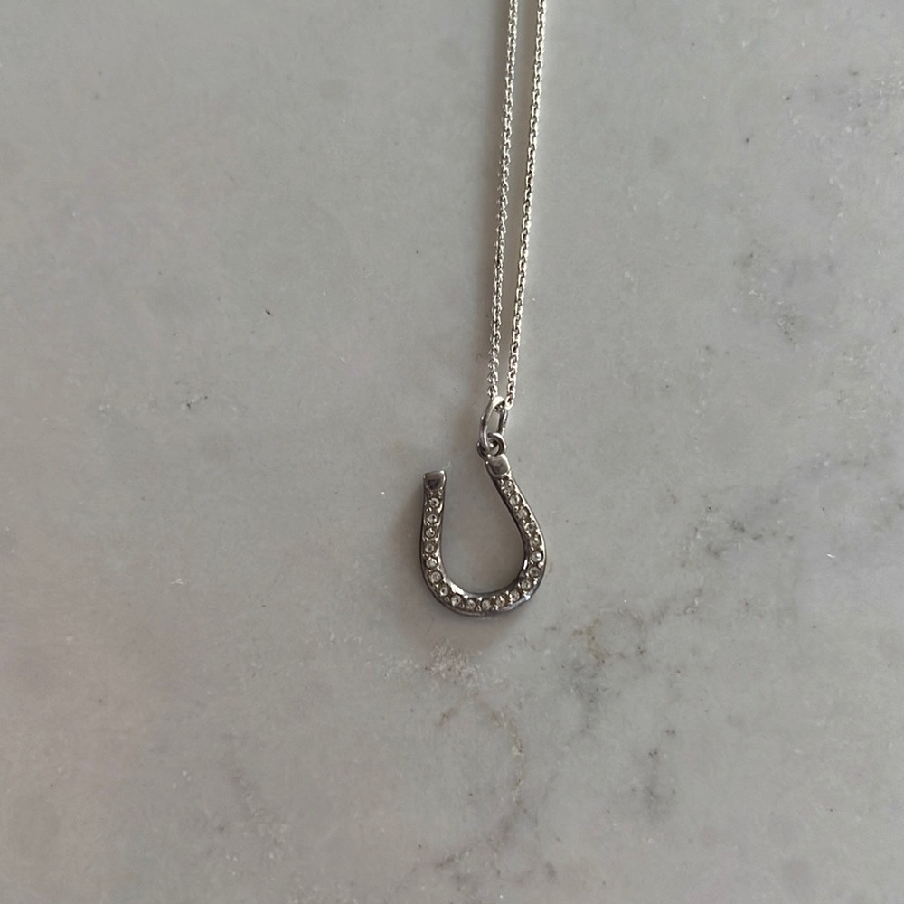 Stella & Dot Horseshoe Charm necklace